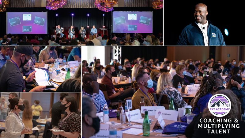 HRX leadership workshop participants in a large conference setting